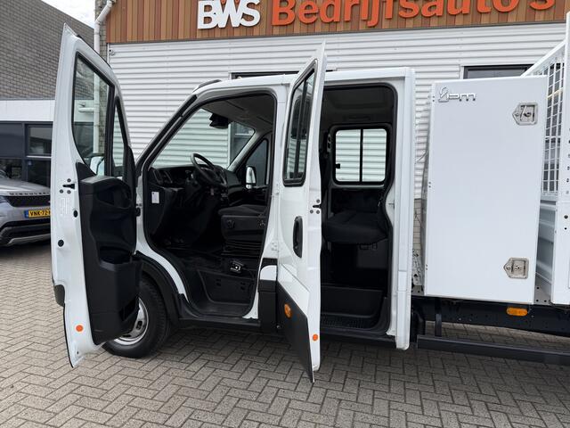 Iveco DAILY 35C14D euro 6 / DC 6 persoons / JPM kipper / vaste prijs rijklaar ¤ 24.950 ex btw / lease vanaf ¤ 407 / dubbellucht / cruise en climate control / trekhaak 3500 kg !