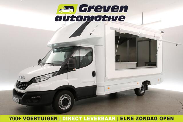 Iveco DAILY 35S14 2.3 410 | Foodtruck | Patatwagen | Bakplaat | Verkoopwagen | Patatkraam | Eventtruck | Frietwagen | Bak Snackwagen | Koeling | Zijdeur | Airco Treeplank