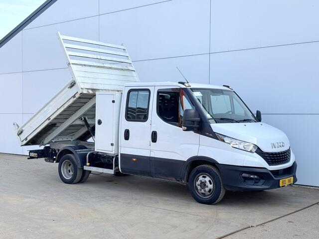 Iveco DAILY 35C14 2.3 Kipper Dubbele Cabine Dubbellucht 6 Stoelen Airco Cruise Control 3,5t Trekhaak Lucht geveerde stoel