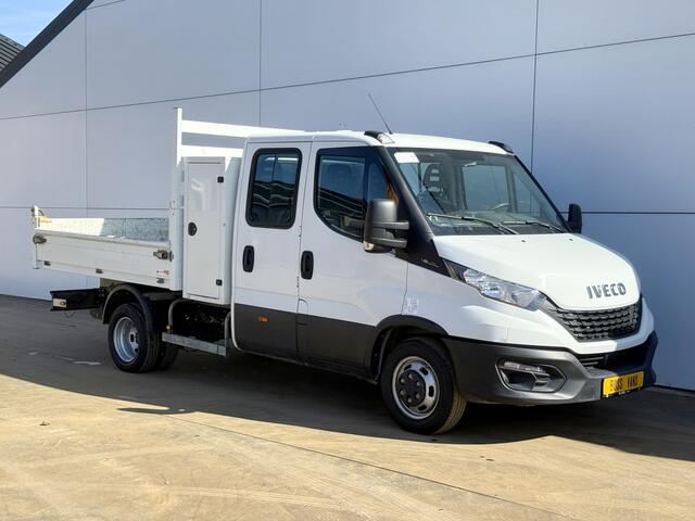 Iveco DAILY 35C14 2.3 Kipper Dubbele Cabine Dubbellucht 6 Stoelen Airco Cruise Control 3,5t Trekhaak Lucht geveerde stoel