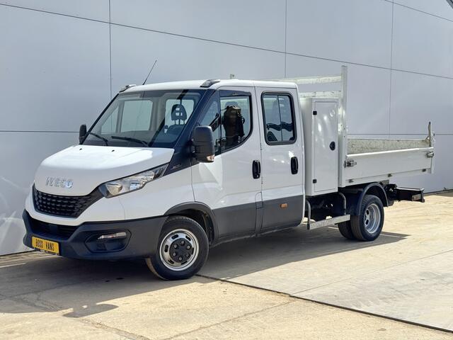 Iveco DAILY 35C14 2.3 Kipper Dubbele Cabine Dubbellucht 6 Stoelen Airco Cruise Control 3,5t Trekhaak Luchtgeveerde stoel