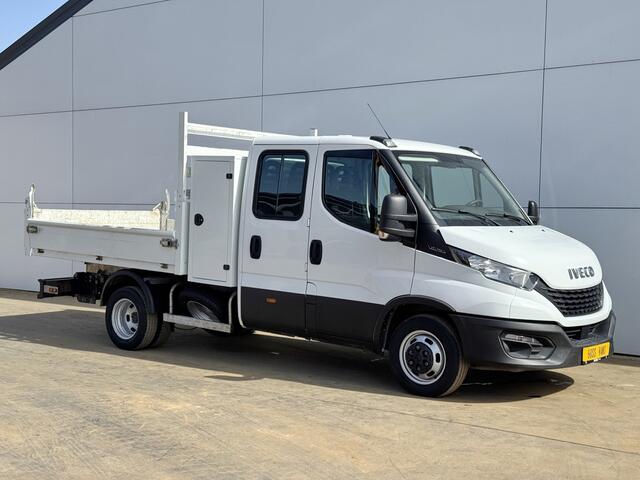 Iveco DAILY 35C14 2.3 Kipper Dubbele Cabine Dubbellucht 6 Stoelen Airco Cruise Control 3,5t Trekhaak Luchtgeveerde stoel