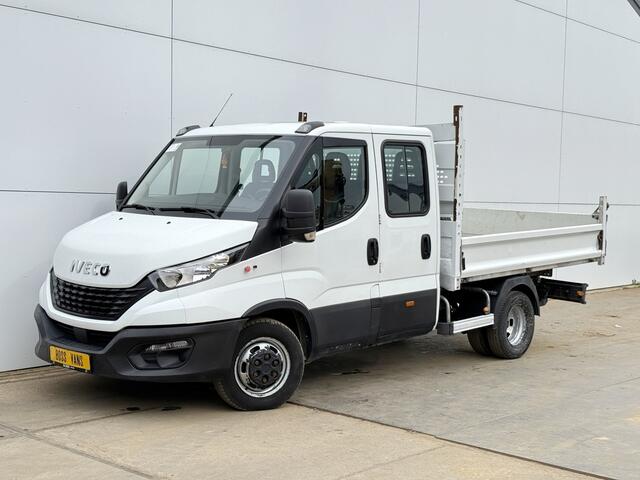 Iveco DAILY 35C14 2.3 Kipper Dubbele Cabine Dubbellucht 3,5t Trekhaak 6 Stoelen Airco Cruise Control Benne Tipper