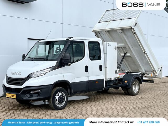 Iveco DAILY 35C16 3.0 Kipper Dubbele Cabine Dubbellucht 3,5t Trekhaak 6 Stoelen Airco Cruise Control Benne Tipper