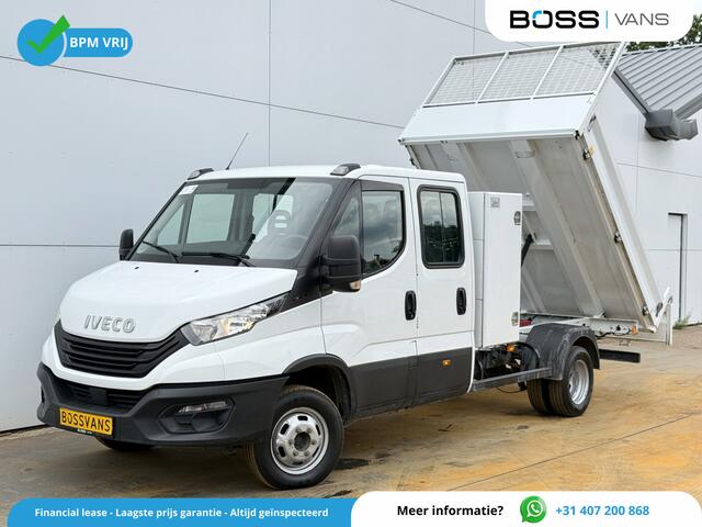 Iveco DAILY 35C16 3.0 Dubbele Cabine Kipper Dubbellucht 3,5t Trekhaak 6 Stoelen Airco Cruise Control Benne Tipper