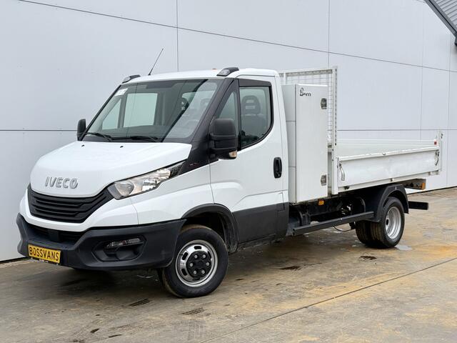 Iveco DAILY 35C16 3.0 L4 Kipper Dubbellucht Airco Cruise Control 3.5T Trekhaak Lederen bekleding Benne Tipper
