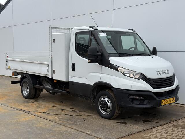 Iveco DAILY 35C16 3.0 L4 Kipper Dubbellucht Airco Cruise Control 3.5T Trekhaak Lederen bekleding Benne Tipper