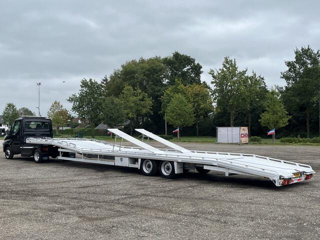 Iveco DAILY 50C21 Tijhof Kuiper 7230kg Laadvermogen Oplegger Trekker Be-combi Lier Airco Cruise controle Telefoonverbinding Automaat Stuurwielbediening Gevarenlichten Euro 6 Kuiper Veenhuizen Tijhof Autotran