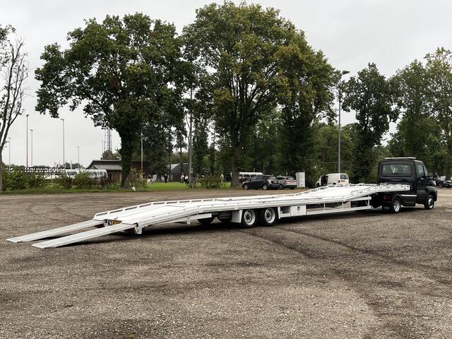 Iveco DAILY 50C21 Tijhof Kuiper 7230kg Laadvermogen Oplegger Trekker Be-combi Lier Airco Cruise controle Telefoonverbinding Automaat Stuurwielbediening Gevarenlichten Euro 6 Kuiper Veenhuizen Tijhof Autotran