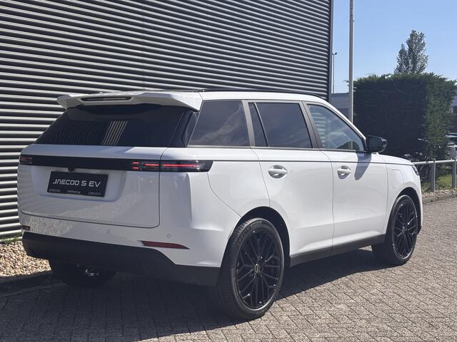 Jaecoo 5 EV Exclusive 61 kWh Volledig Elektrisch met Black Pack Wrap 20 Inch Lichtmetalen velgen, Lederen bekleding en Stoelverwarming Uit voorraad leverbaar!