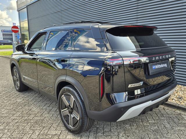 Jaecoo 7 SHS 1.5 PHEV Exclusive met 1500 KG trekgewicht, 1200 KM RANGE Navigatie, Elektrische achterklep, Luxe lederen bekleding en 7 jaar garantie Nu met 4000 euro Inruil/WK-voordeel