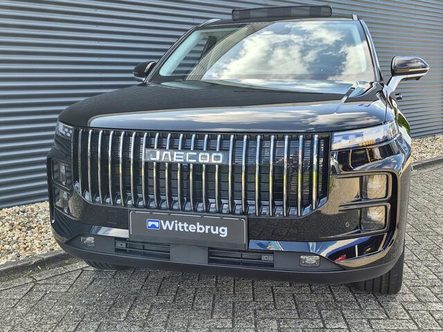 Jaecoo 7 SHS 1.5 PHEV Exclusive met 1500 KG trekgewicht, 1200 KM RANGE Navigatie, Elektrische achterklep, Luxe lederen bekleding en 7 jaar garantie Nu met 4000 euro Inruil/WK-voordeel