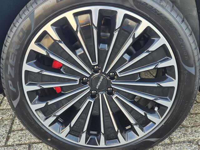 Jaecoo 7 1.5 GDI SHS-P Exclusive met 1500 KG trekgewicht, 1200 KM RANGE Black Pack Wrap, 20 Inch Lichtmetalen velgen en Ivoor Lederen bekleding Direct leverbaar!