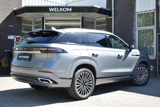 Jaecoo 8 SHS-P Luxury | VIJFZITS | STOELMASSAGE/VENTILATIE/VERWARMING | PANORAMADAK | ELEKTR. ACHTERKLEP | 428PK | VOORRAAD