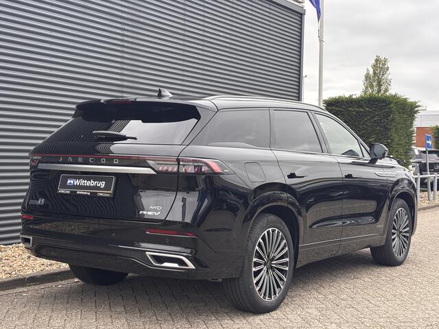 Jaecoo JAECOO 8 PHEV Exclusive Plug-In Hybride Automaat met Lederen bekledig, 640 graden Camera en Panoramisch glazendak Nu te bestellen en proef te rijden!