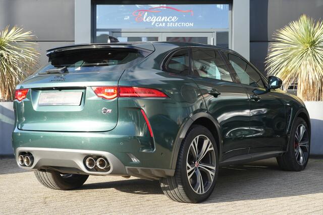 Jaguar F-PACE 5.0 V8 S/C AWD SVR 550pk Meridian/Navigatie/Camera
