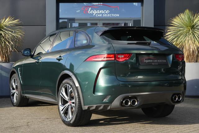 Jaguar F-PACE 5.0 V8 S/C AWD SVR 550pk Meridian/Navigatie/Camera
