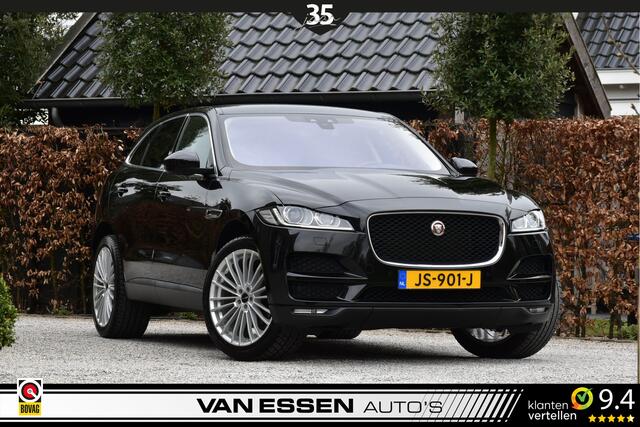 Jaguar F-PACE 2.0 Portfolio AWD 20d Navi Camera Trekhaak Leder Head-Up Virtueel Meridian NL-Auto!
