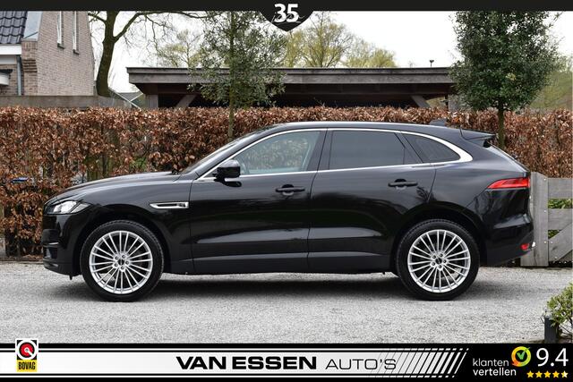 Jaguar F-PACE 2.0 Portfolio AWD 20d Navi Camera Trekhaak Leder Head-Up Virtueel Meridian NL-Auto!