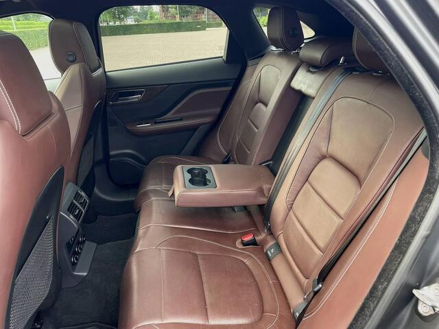 Jaguar F-PACE 3.0 S First Edition AWD | 35T V6 Supercharged Portfolio AWD 380pk | Meridian Sound | 19" LM | Adap Dynamics | Panodak | 1 eig | Volledig dealer onderhouden!