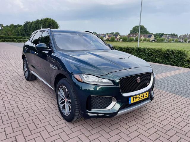 Jaguar F-PACE 3.0 S First Edition AWD | 35T V6 Supercharged Portfolio AWD 380pk | Meridian Sound | 19" LM | Adap Dynamics | Panodak | 1 eig | Volledig dealer onderhouden!