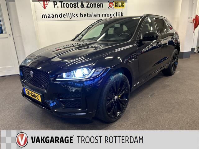 Jaguar F-PACE 2.0 R-Sport AWD 25T | Panoramadak | Stoel+Stuurverwarming | Afneembare trekhaak | Memory seats | Achteruitrijcamera | Cruise control | Climate control | Lederen/Alcantara bekleding | Navigatie | Lane assist