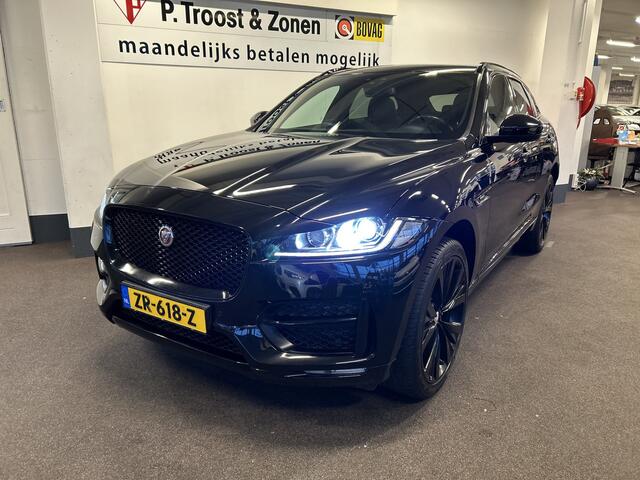 Jaguar F-PACE 2.0 R-Sport AWD 25T | Panoramadak | Stoel+Stuurverwarming | Afneembare trekhaak | Memory seats | Achteruitrijcamera | Cruise control | Climate control | Lederen/Alcantara bekleding | Navigatie | Lane assist
