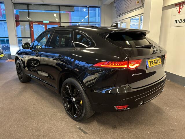 Jaguar F-PACE 2.0 R-Sport AWD 25T | Panoramadak | Stoel+Stuurverwarming | Afneembare trekhaak | Memory seats | Achteruitrijcamera | Cruise control | Climate control | Lederen/Alcantara bekleding | Navigatie | Lane assist