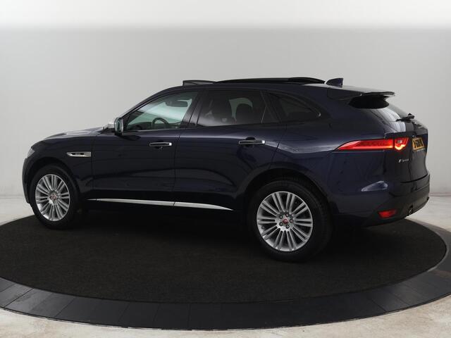 Jaguar F-PACE 2.0 R-Sport AWD 25t | Panoramadak | Leder | Stoelverwarming | Bi-Xenon | Camera | Navigatie | 20'' | Meridian Surround | Bluetooth | Cruise control | Parkeerhulp | Climate control