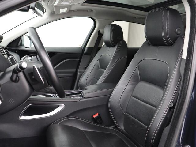 Jaguar F-PACE 2.0 R-Sport AWD 25t | Panoramadak | Leder | Stoelverwarming | Bi-Xenon | Camera | Navigatie | 20'' | Meridian Surround | Bluetooth | Cruise control | Parkeerhulp | Climate control