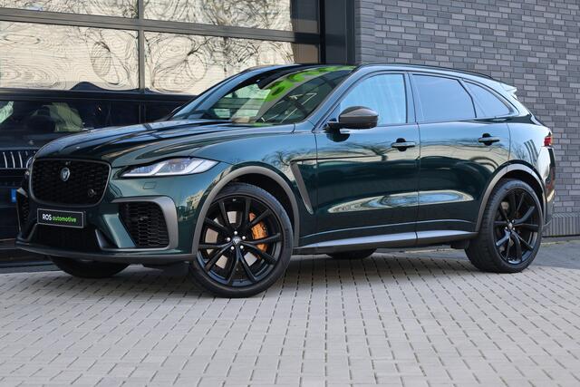 Jaguar F-PACE 5.0 V8 S/C AWD SVR | UNIEK! | DEALER ONDH | BRITISH RACING GREEN | COBRA EXHAUST | STOELKOELING | 360 |