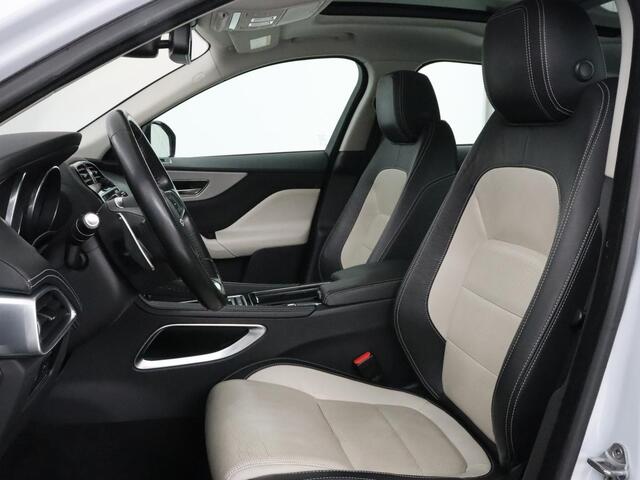Jaguar F-PACE 3.0 R-Sport AWD 35t | Panoramadak | Stoelverwarming | Head-Up | Meridian Surround | Keyless | Trekhaak | Camera | Bi-Xenon | Navigatie | Park Assist | Stuurverwarming