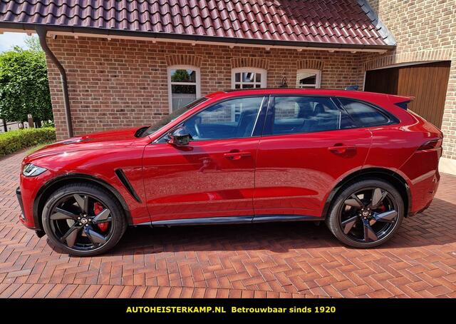 Jaguar F-PACE 5.0 P550 V8 SVR Panoramadak Head-Up Carbon 22 Inch zomer en 21 Inch winterInch