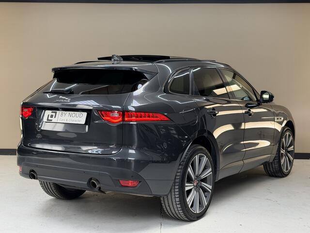 Jaguar F-PACE 2.0 R-Sport AWD 25t, 250Pk, 2017, 1ste eigenaar, Dealer onderhouden, Panoramadak, Trekhaak, Climate control, Cruise control, Camera, Stoelverwarming, LED koplampen, 22" velgen,