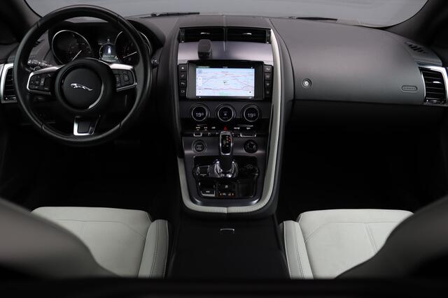 Jaguar F-TYPE 2.0T 301 PK Aut8 | Camera | LED | Sfeerverlichting | Meridian Sound | Lane Assist | Cruise Control | Climate Control | Leder |