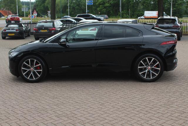 Jaguar i-Pace EV400 First Edition 90 kWh / SoH 89% / Full option / Panoramadak / 360Camera / Head-up / Luchtvering / Leder / Meridian / Stuurverwarming
