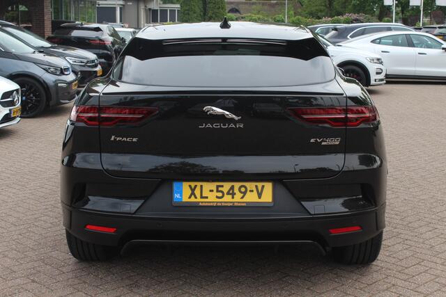 Jaguar i-Pace EV400 First Edition 90 kWh / SoH 89% / Full option / Panoramadak / 360Camera / Head-up / Luchtvering / Leder / Meridian / Stuurverwarming