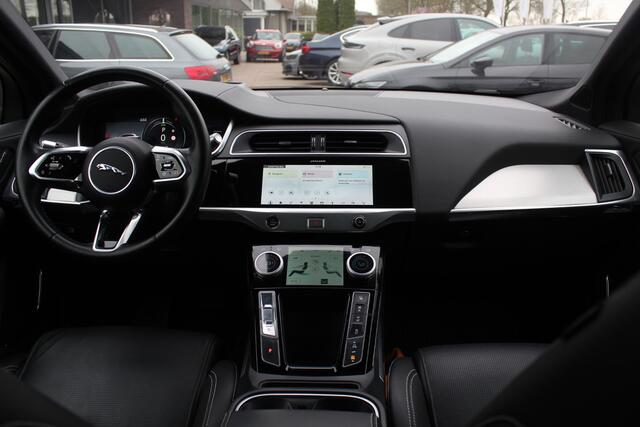 Jaguar i-Pace EV400 HSE 90 kWh / Panoramadak / 360Camera / Head-up / Luchtvering / Leder / Meridian / Stuurverwarming