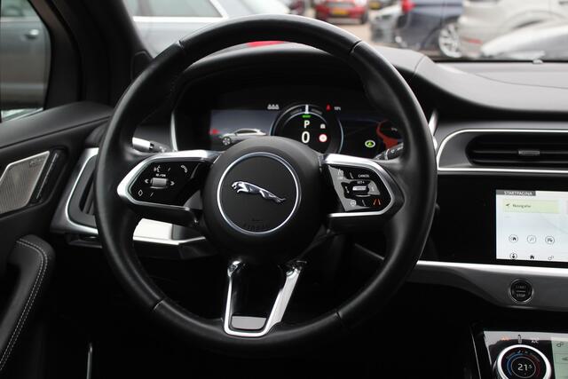 Jaguar i-Pace EV400 HSE 90 kWh / Panoramadak / 360Camera / Head-up / Luchtvering / Leder / Meridian / Stuurverwarming