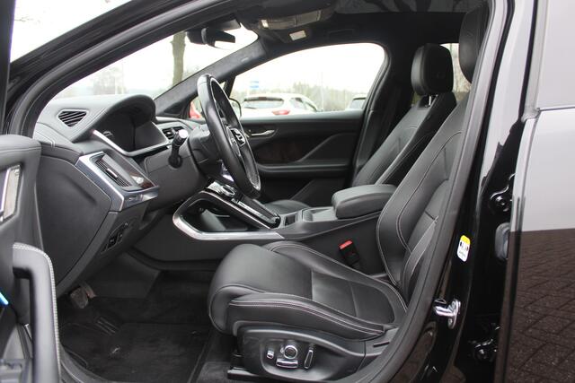 Jaguar i-Pace EV400 First Edition 90 kWh / Full option! / Panoramadak / 360Camera / Head-up / 20'' / Luchtvering / Leder / Meridian / Stoel+Stuurverwarming / 4zone Airco / DAB / Dodehoek / ACC