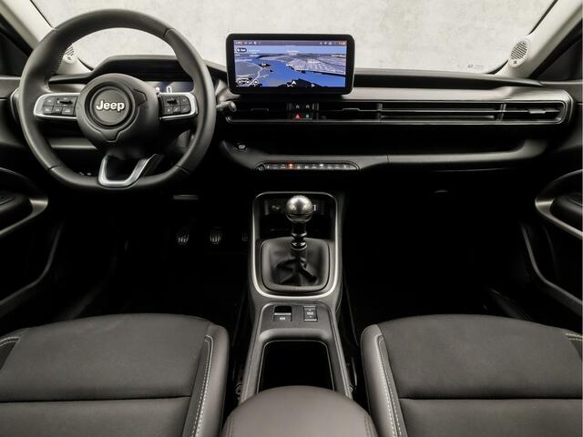 Jeep Avenger 1.2 Altitude Sport (APPLE CARPLAY, GROOT NAVI, 360 CAMERA, JBL AUDIO, STOELVERWARMING, SPORTSTOELEN, ADAPTIVE CRUISE, GETINT GLAS, KEYLESS, NIEUWSTAAT)