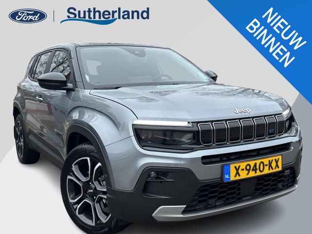 Jeep Avenger Summit 54 kWh |SCI|156pk Automaat | Adaptieve Cruise | Achteruitrijcamera | Elektrische Achterklep