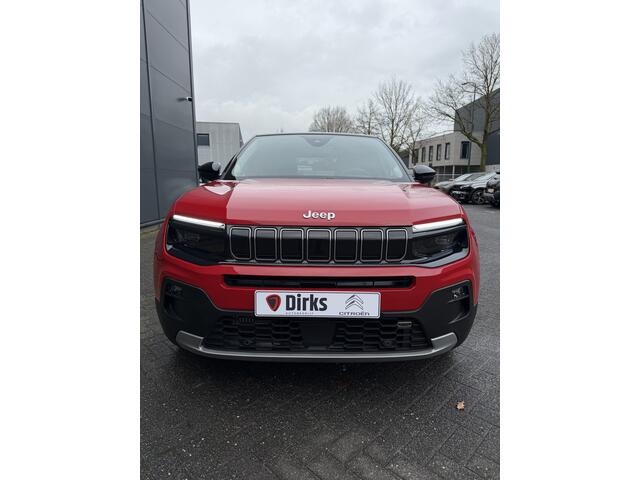 Jeep Avenger 100pk Summit (Elektrisch Schuifdak - JBL - Keyless Entry - Elektrische klep - Leder incl stoelverwarming - LED - Camera - Adaptieve Cruise Controle - 18")