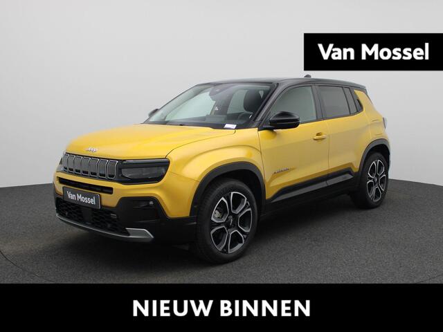 Jeep Avenger 54kWh 1st Edition 157PK | Elektr. bed. achterklep | Climate Control / ECC | Licht metalen velgen 18 inch | Cruise control | Navigatie Stoelverwarming | LED koplampen | Park Distance Control voor en achter | Achteruitrijcamera |