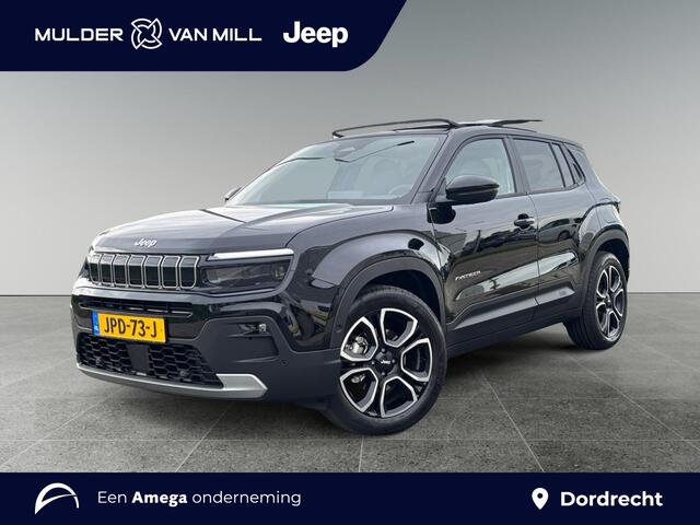 Jeep Avenger Summit 54 kWh | Schuif/Kanteldak | Elektr. achterklep | Adapt. Cruise | Stoelverw. |