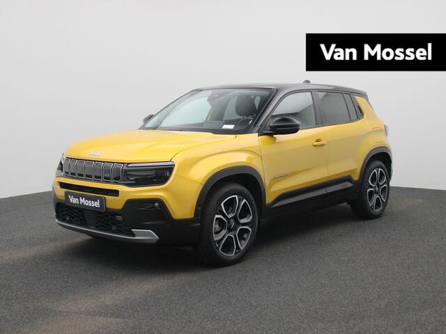Jeep Avenger 54kWh Altitude | Airconditioning | Licht metalen velgen 18 inch | Cruise control Adaptive | Navigatie | Half lederen bekleding zwart | LED koplampen | Park Distance Control voor en achter | Achteruitrijcamera |