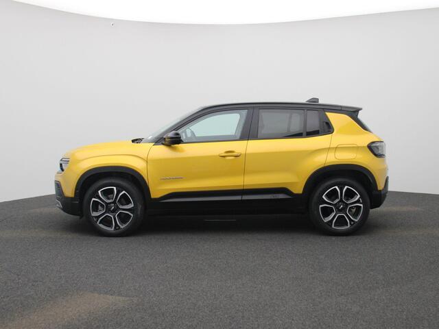 Jeep Avenger 54kWh Altitude | Airconditioning | Licht metalen velgen 18 inch | Cruise control Adaptive | Navigatie | Half lederen bekleding zwart | LED koplampen | Park Distance Control voor en achter | Achteruitrijcamera |