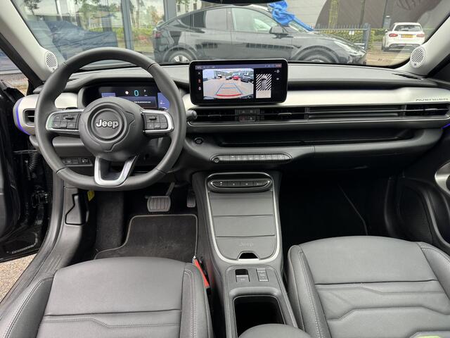 Jeep Avenger 1.2 e-Hybrid Summit AUTOMAAT | PANORAMADAK | CAMERA | LEDER | STOEL MASSAGE | EL. KLEP | 12 MND BOVAG GARANTIE