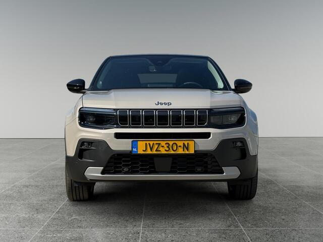 Jeep Avenger Summit EV 54kWh 156pk | 8 JAAR GARANTIE! | SCHUIF/KANTELDAK | WARMTEPOMP | ELEKTR. A.KLEP | STOELVERW. | ADAPTIVE CRUISE | NAVI | CLIMA | APPLE CARPLAY / ANDROID AUTO |