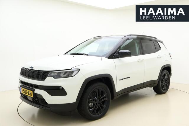Jeep COMPASS 4xe 190 Plug-in Hybrid Electric Night Eagle | Automaat | Navigatie | Camera | Keyless | Zwart dak | Lichtmetalen velgen Black | Dakrails